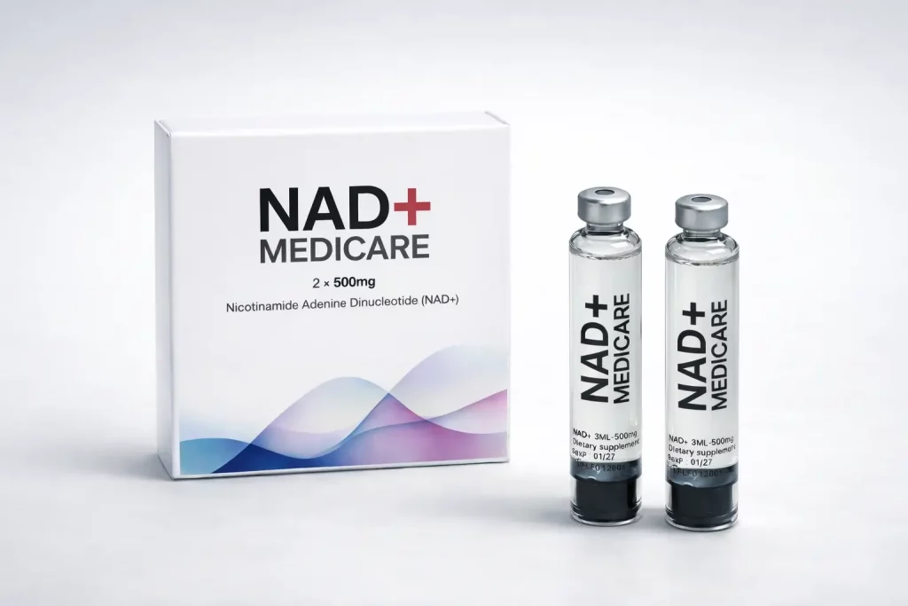 NAD+ (2x 500mg) Refill Cartridges for NAD+ PEN KIT