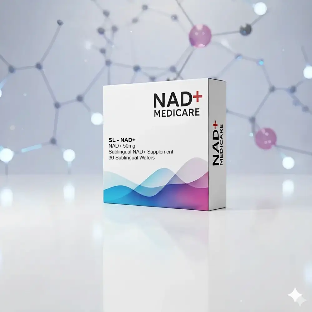 50mg Sublingual NAD+ Supplement (30 Wafers)