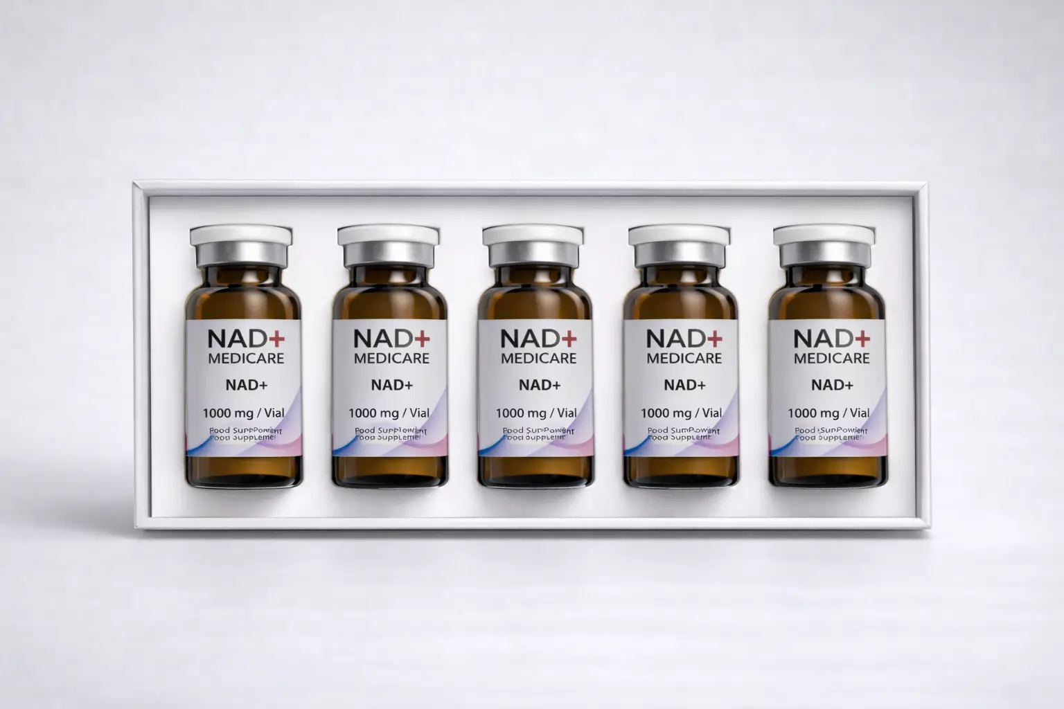 NAD+ (5x 1000mg) VIAL KIT – Clinical Use Only