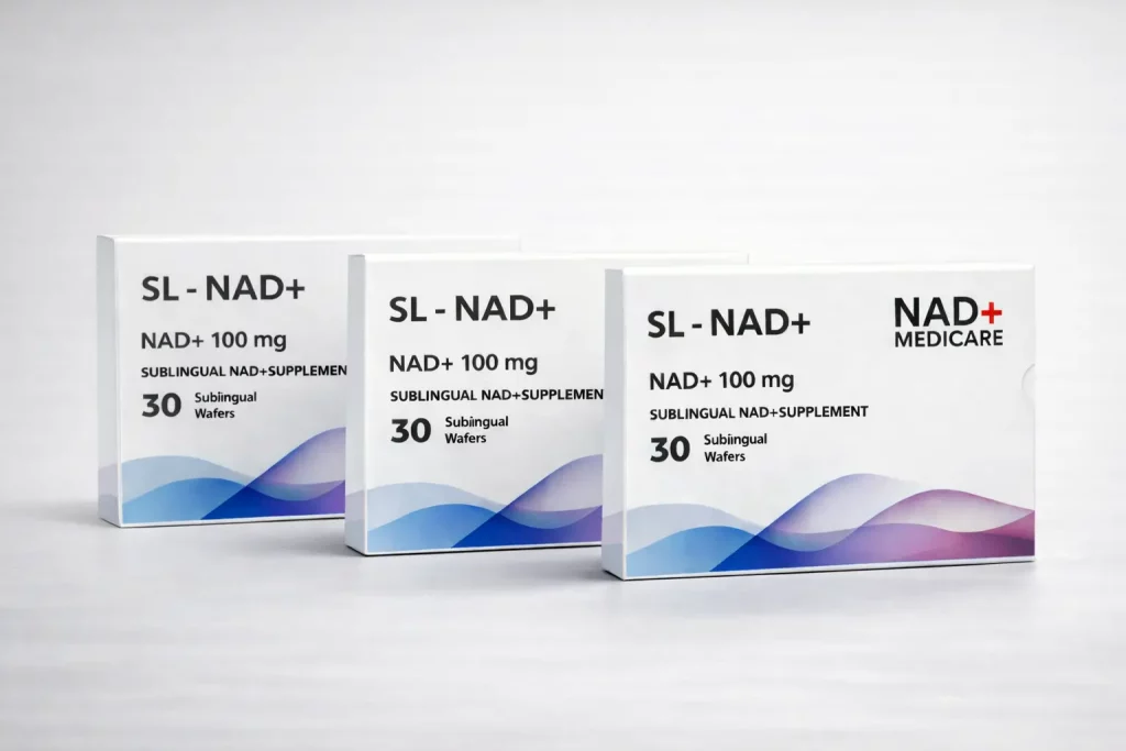 NAD Medicare 100mg Supplement - 30 Wafers (3 Pack)